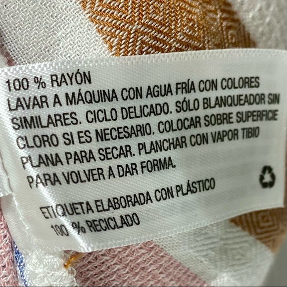 Xhiliration Striped Long Sleeve Tie Button Down Crop Top XL - Picture 7 of 9